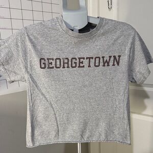 IML Gray Georgetown Women's Crop Top
